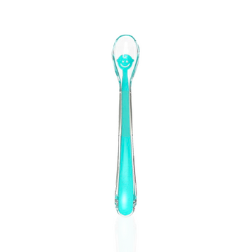 Ложечка силіконова BabyOno Baby Smile мʼяка, блакитна 1460/03 фото
