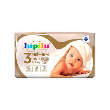 Підгузки Lupilu Premium 3 (4-9 кг), 54 шт ML304954 фото