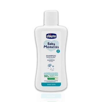 Шампунь дитячий Chicco Baby Moments "Без сліз" з екстрактом календули, 200 мл 10584.00 фото